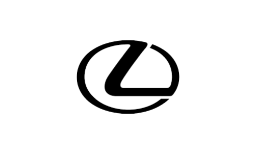 Logo de Lexus, marque de voitures premium