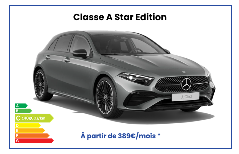 Mercedes Classe A, the star edition...